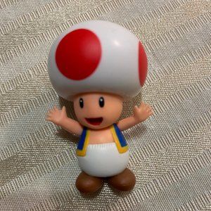 SUPER MARIO ACTION FIGURE 2.5 INCH RED TOAD COLLECTION TOY
